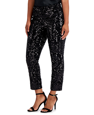how to wear sequin joggers