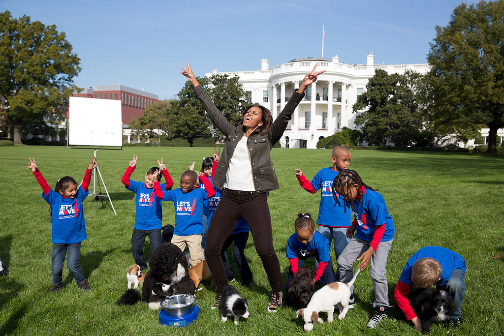 Michelle Obama wears J.Crew