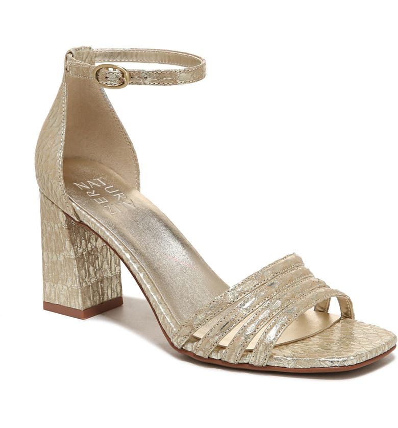 Gold 3 hotsell inch block heels