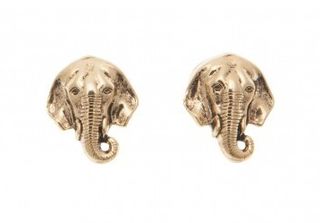 stylish gold stud earrings