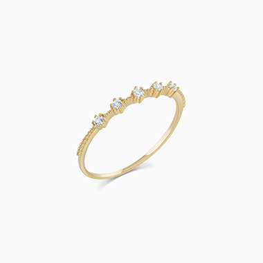 best thin gold rings for stacking