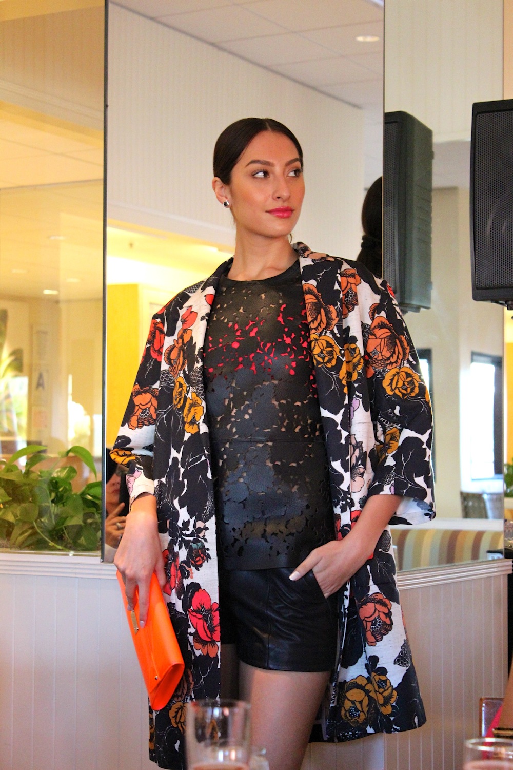 floral-print-coat