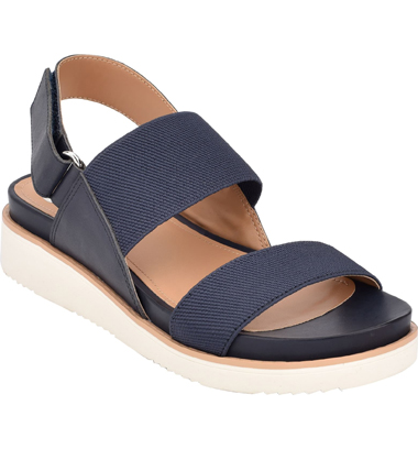 Navy Blue Sandal Wedges - My Favorite Summer Sandal - V-Style