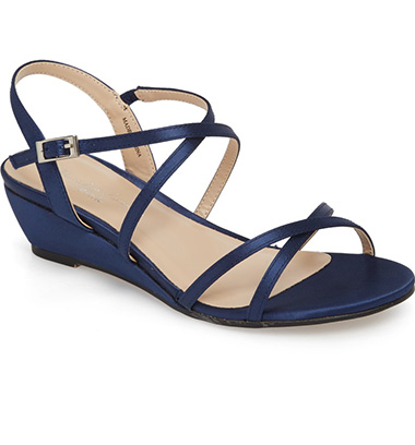 Dressy discount navy sandals