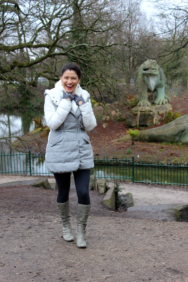 light grey boots outfits