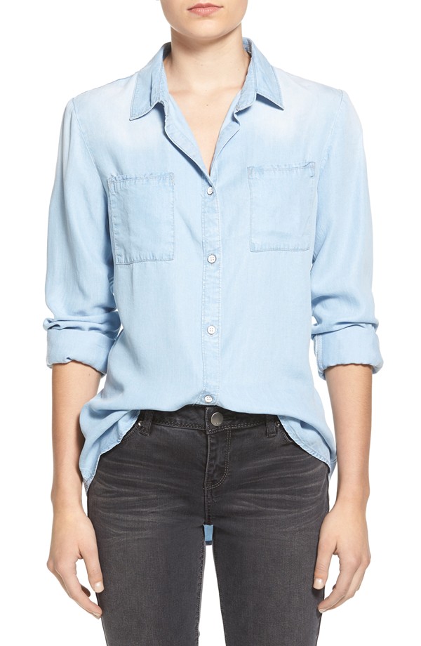 personal stylist chambray shirt