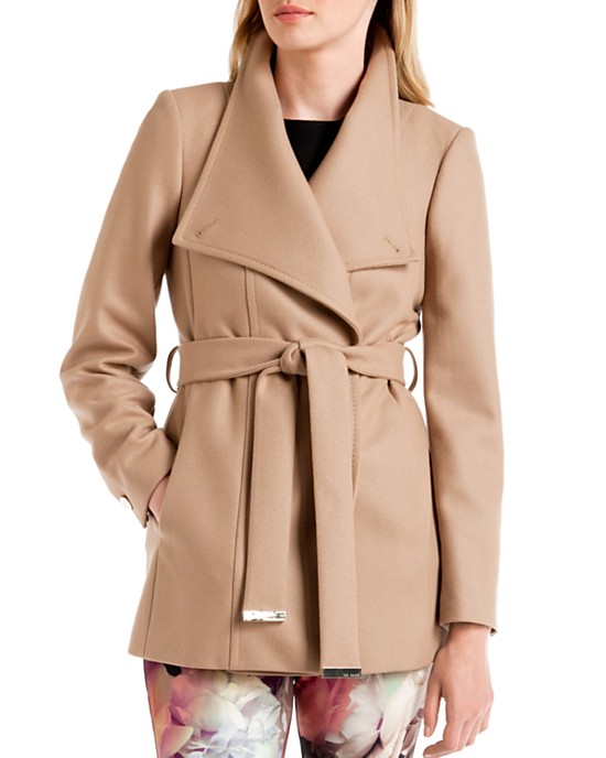 Short hotsell camel coat