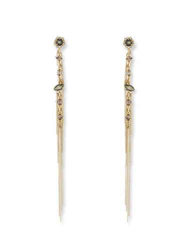 alexis bittar fringe duster earrings