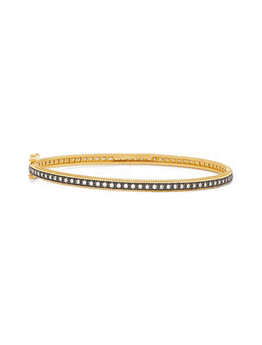 freida rothman mixed metal skinny bangle