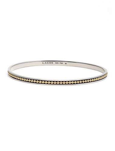 lagos mixed metal bangle