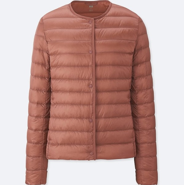 Uniqlo down hot sale jacket sizing