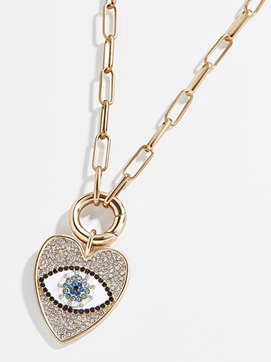 what to wear on valentines day heart necklace