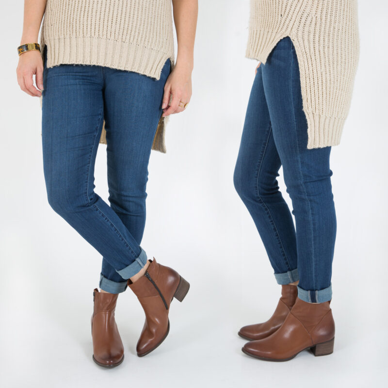 best jeans to wear with booties