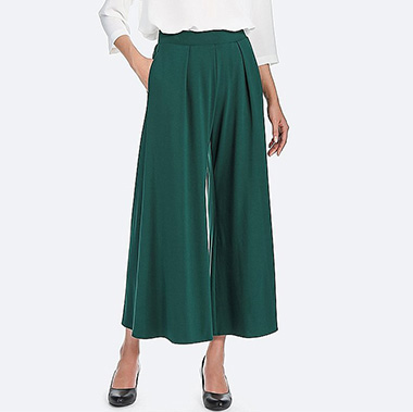 women jersey flare pants