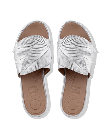 sola leather slides