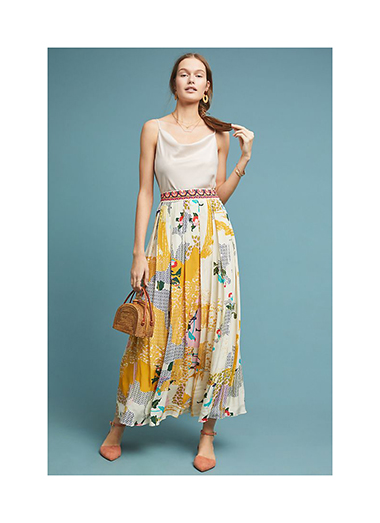 structured maxi skirt