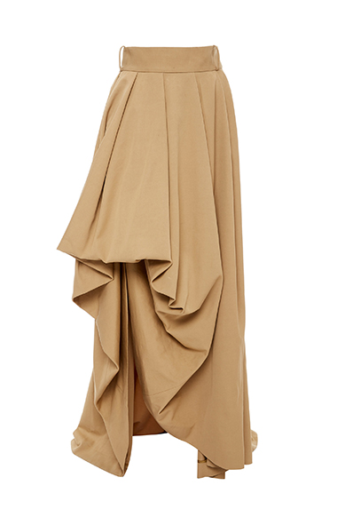 structured maxi skirt