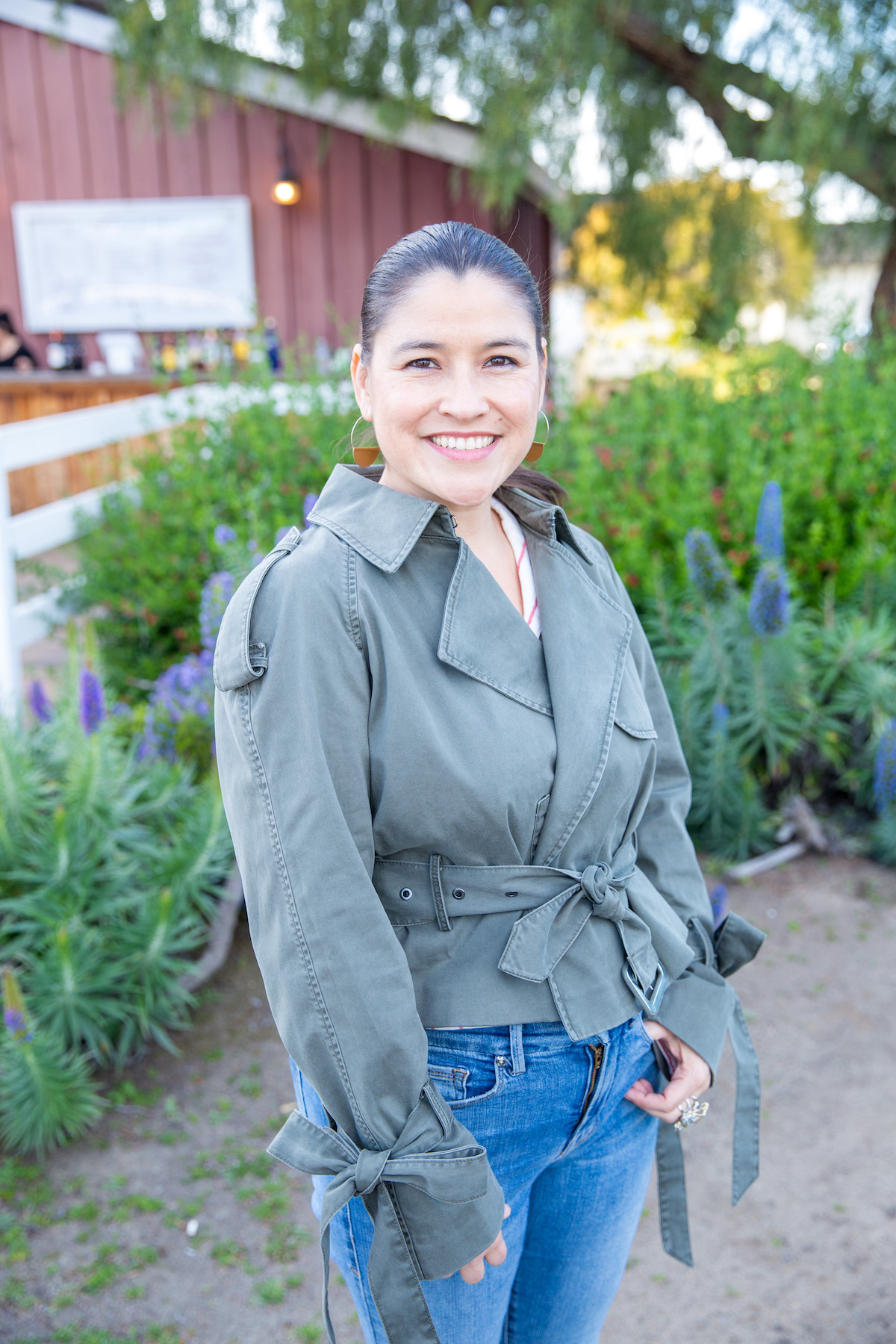 Olive green hotsell spring jacket