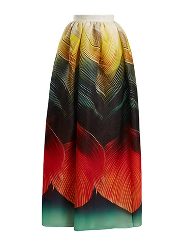 structured maxi skirt