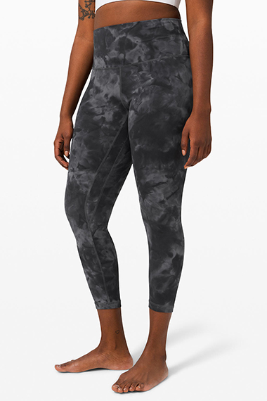 Align Pant 25 Diamond Dye curated on LTK  Outfits with leggings, Black  long sleeve mini dress, Athleisure outfits