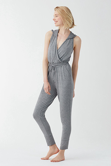 grey loungewear jumpsuit