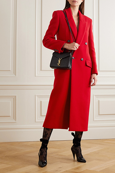 saint laurent splurge worthy winter coats