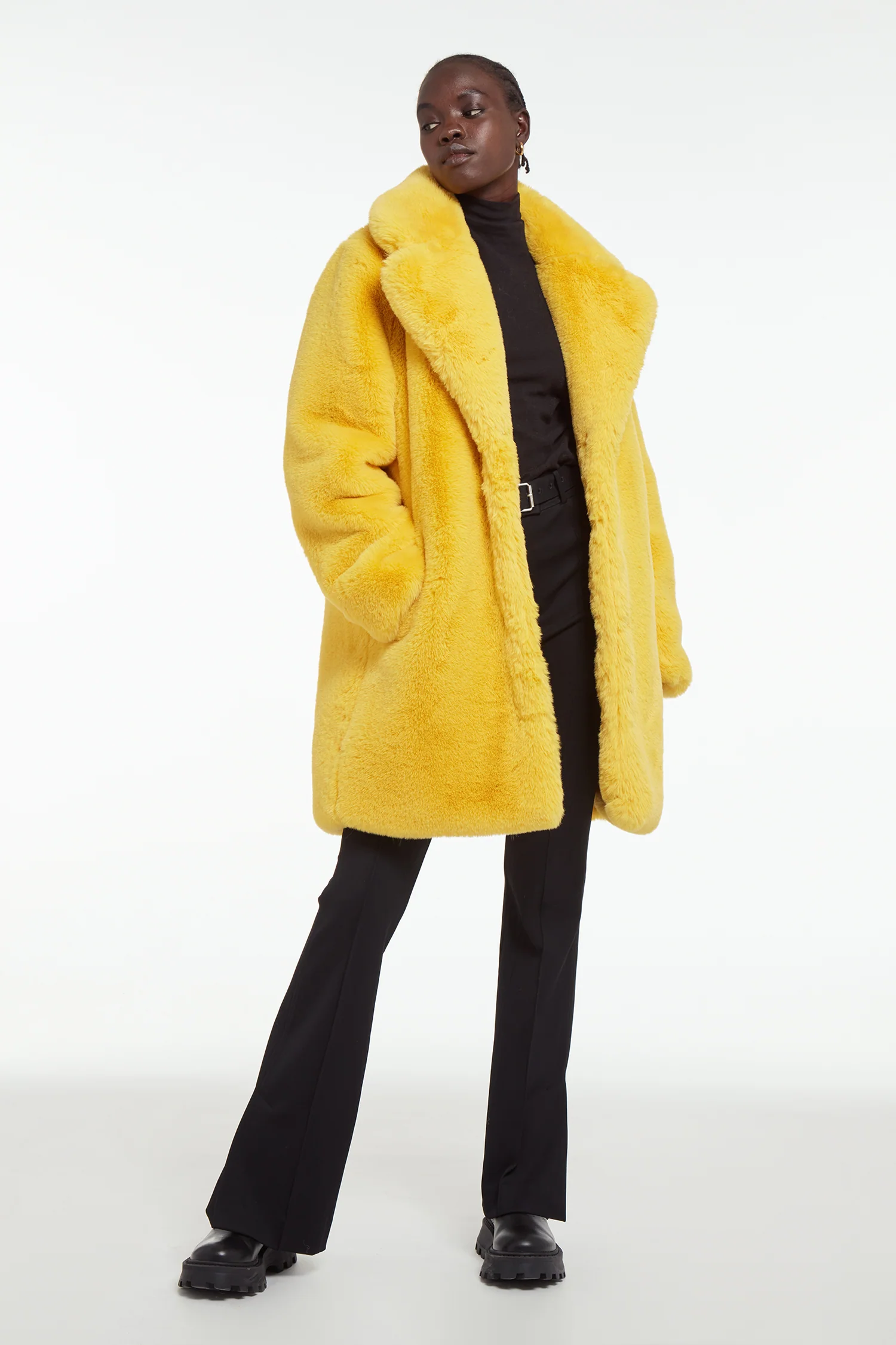 Estella Goff Hooded Wrap Coat