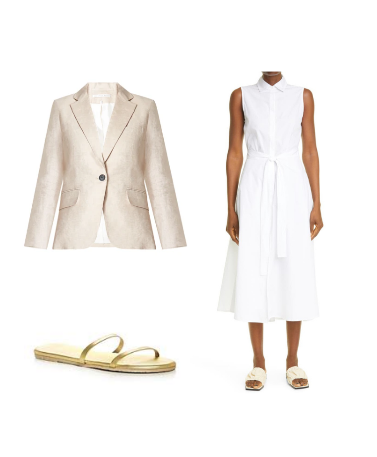 How To Wear a Blazer With A Maxi Dress