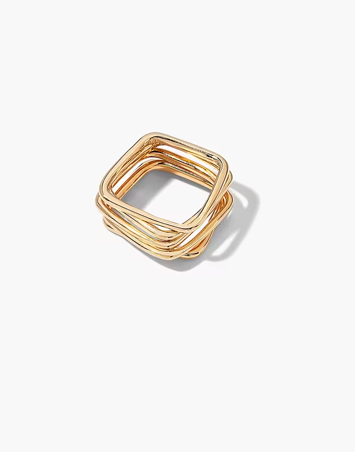 thin gold rings