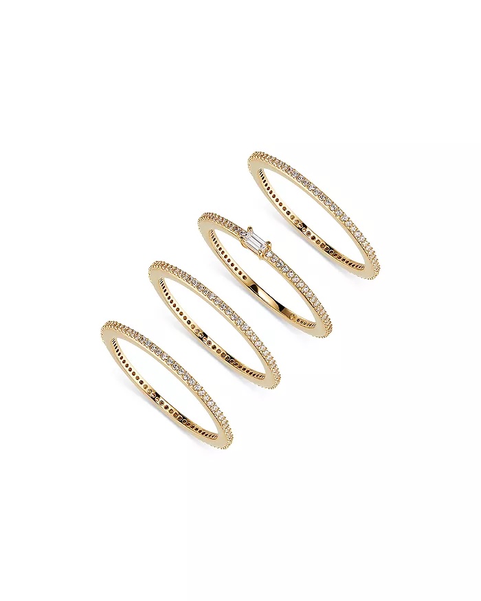 thin gold rings