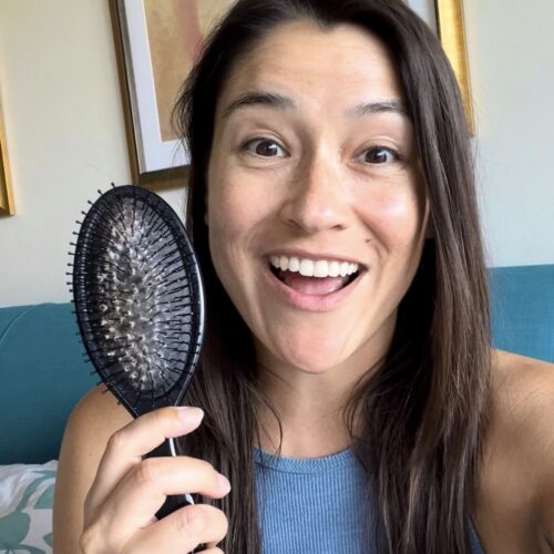 how to clean a hair brush