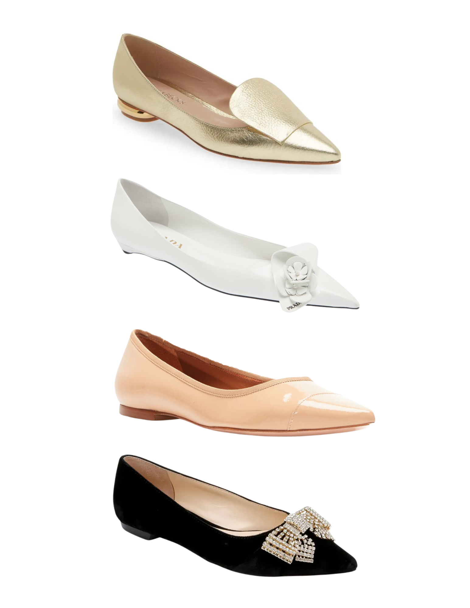 dressy flats you can wear with a cocktail dress, best formal flats