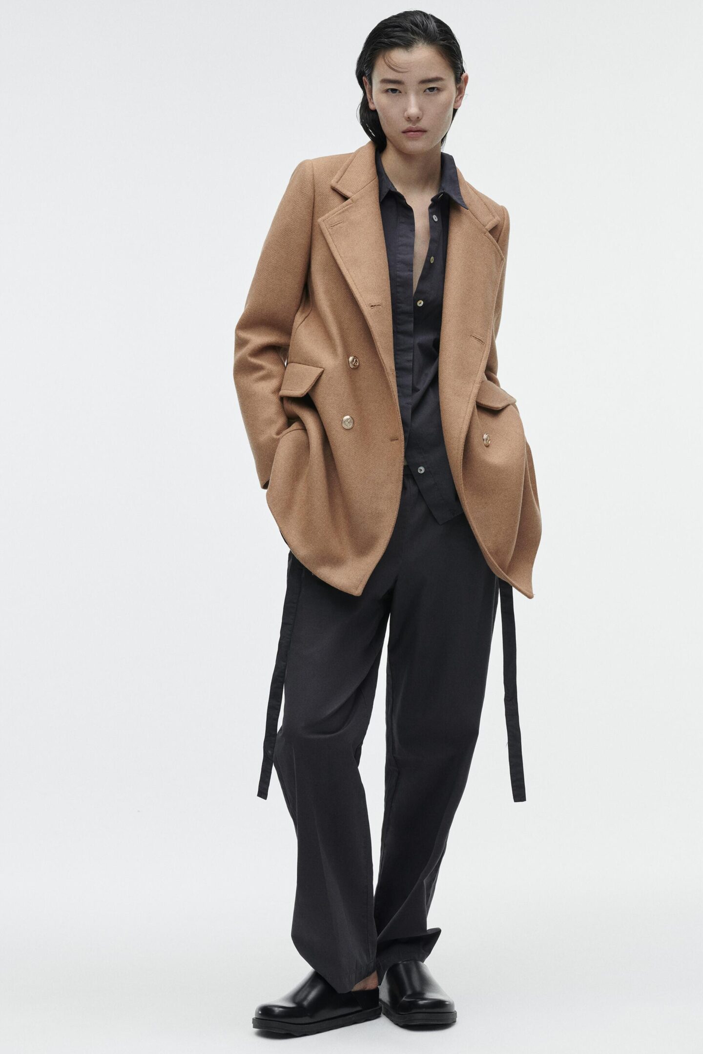 Bcbg hot sale camel coat