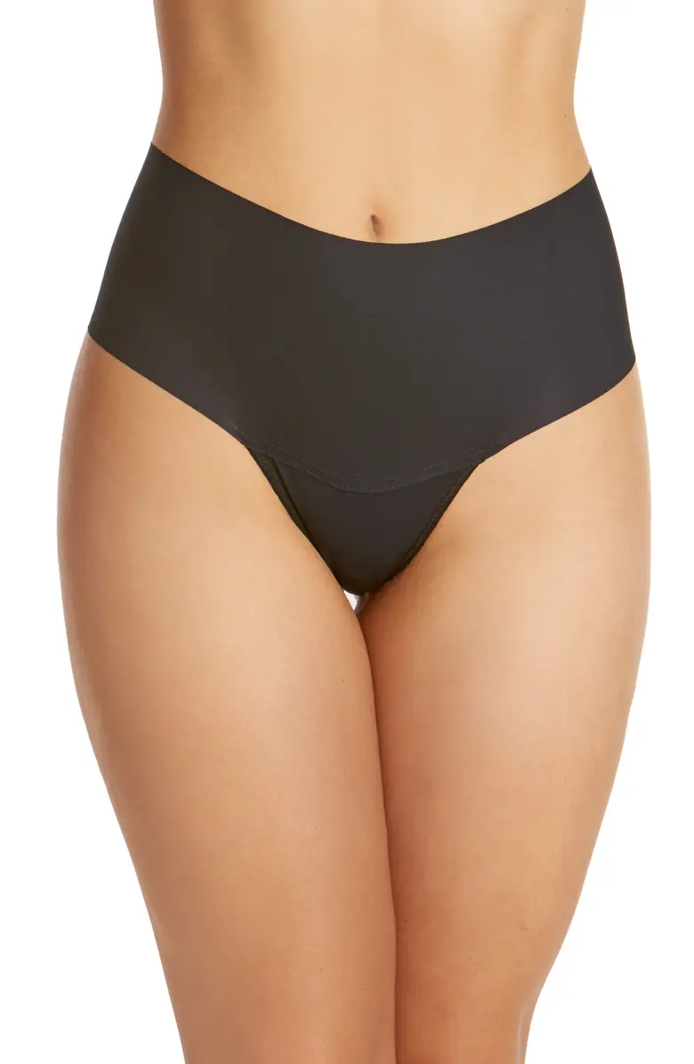 Spanx COTTON COMFORT THONG - Thong - black 