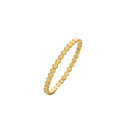 how to stack gold rings