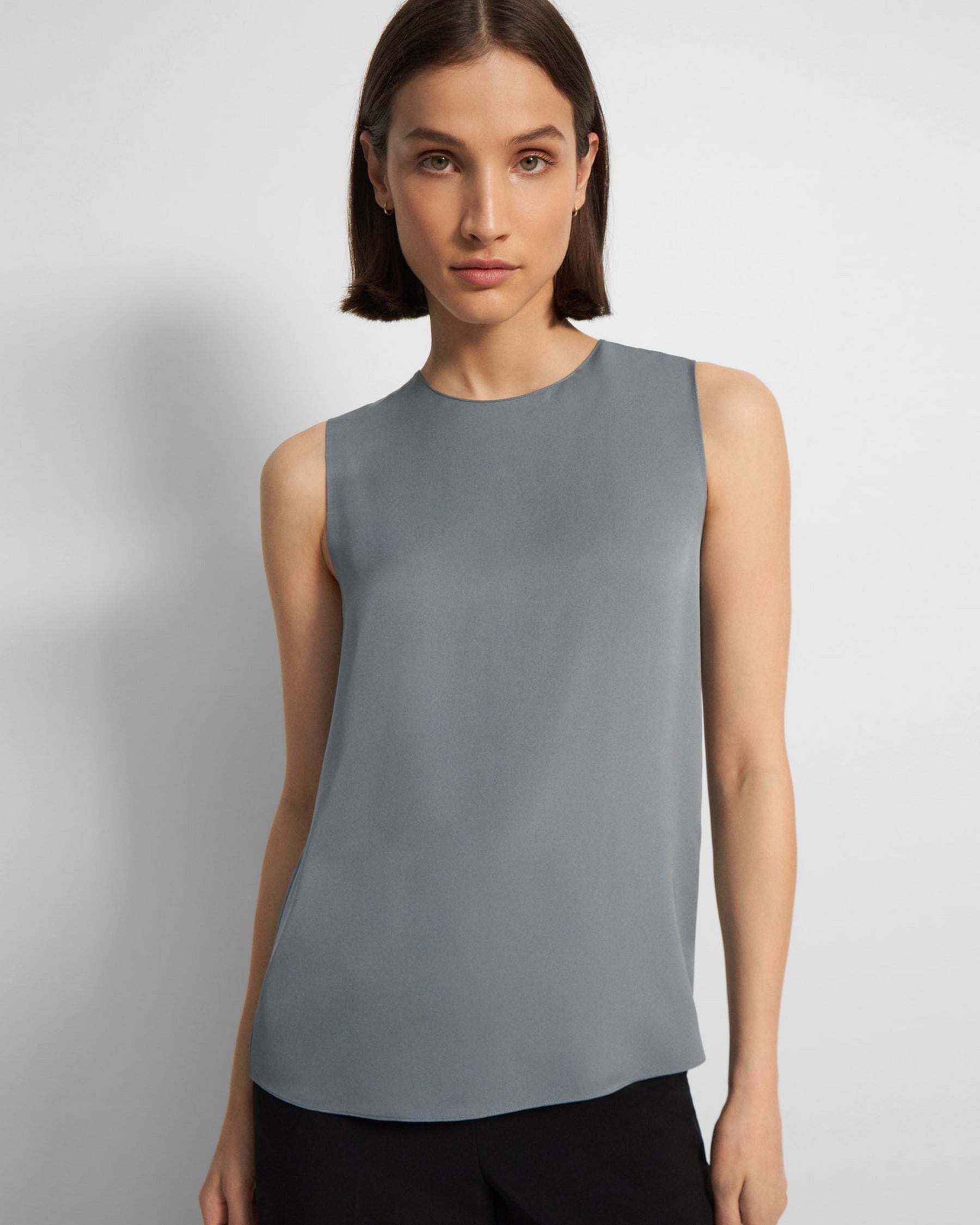 women s shell sleeveless tops