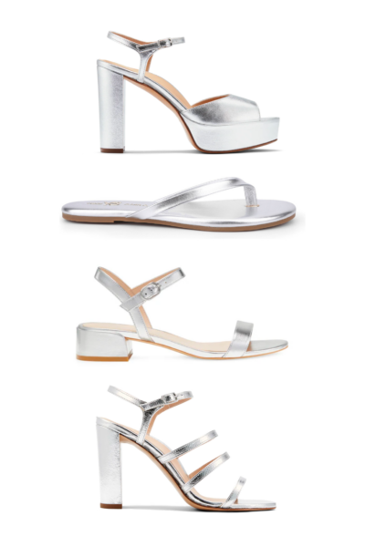 best silver metallic heels and best silver metallic sandals