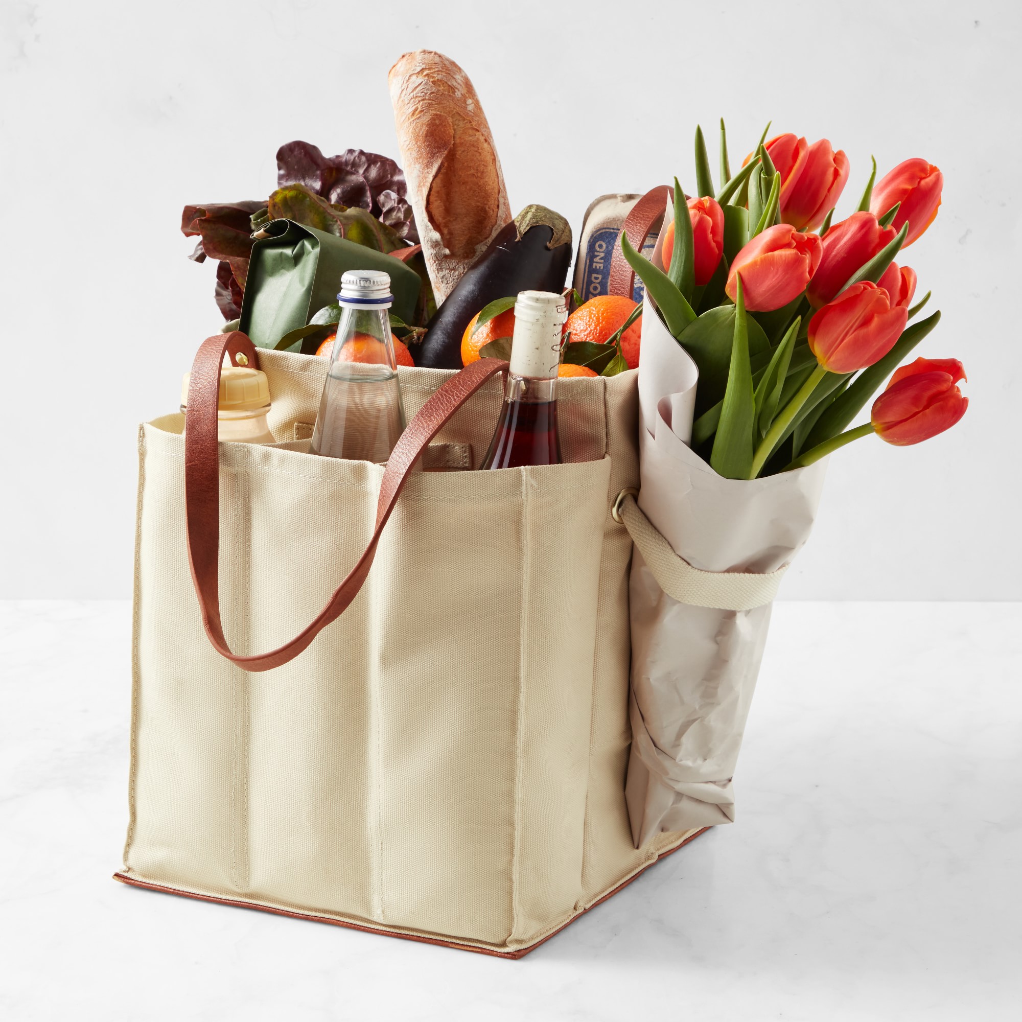 stylish reusable grocery bag