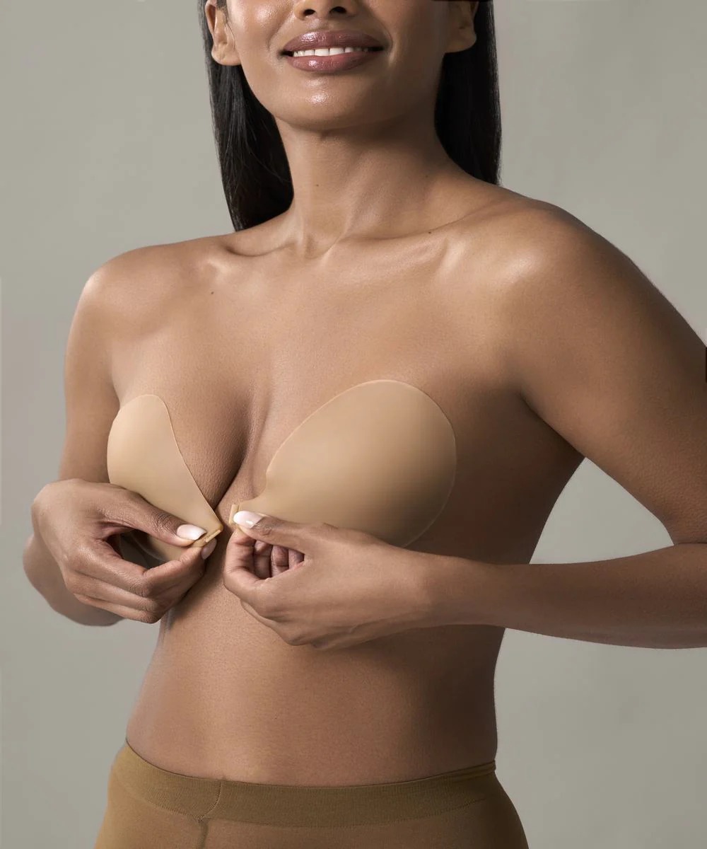 how to apply adhesive bra