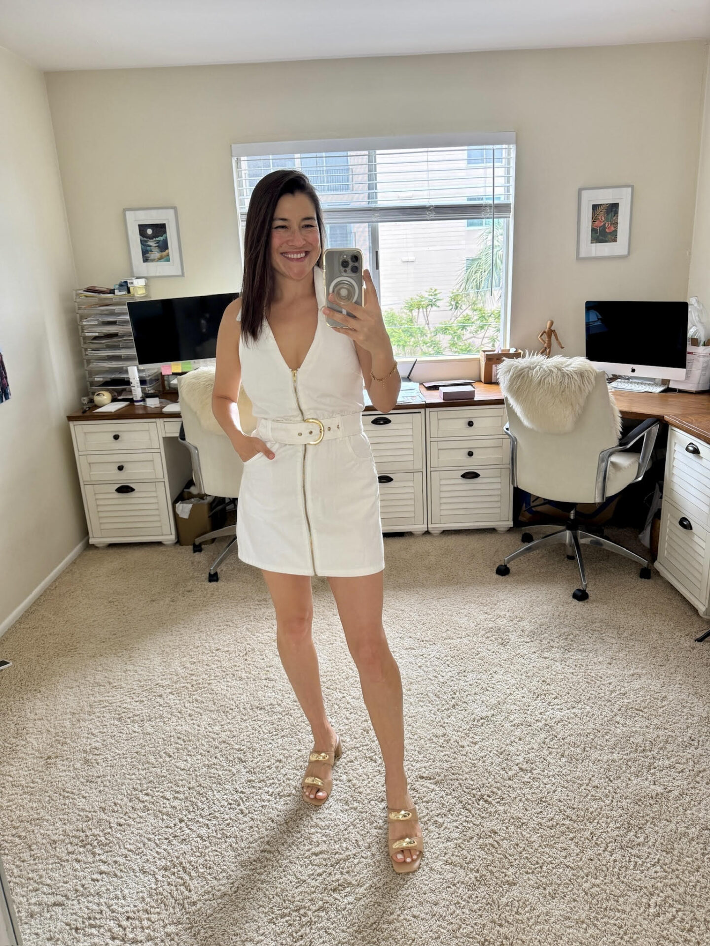 white tank dress