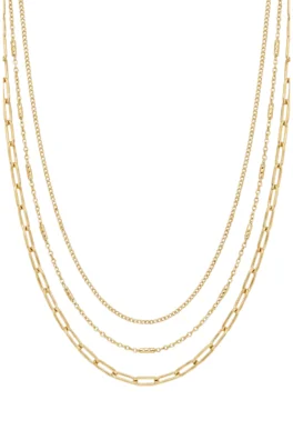 nordstrom anniversary sale triple layer chain necklace