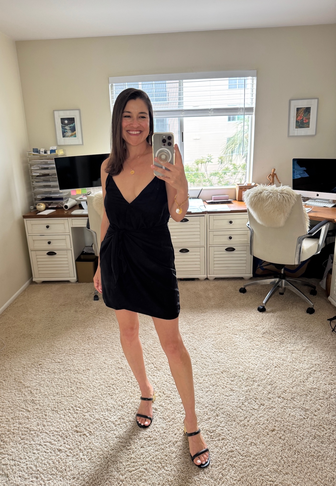 short black dress outfit