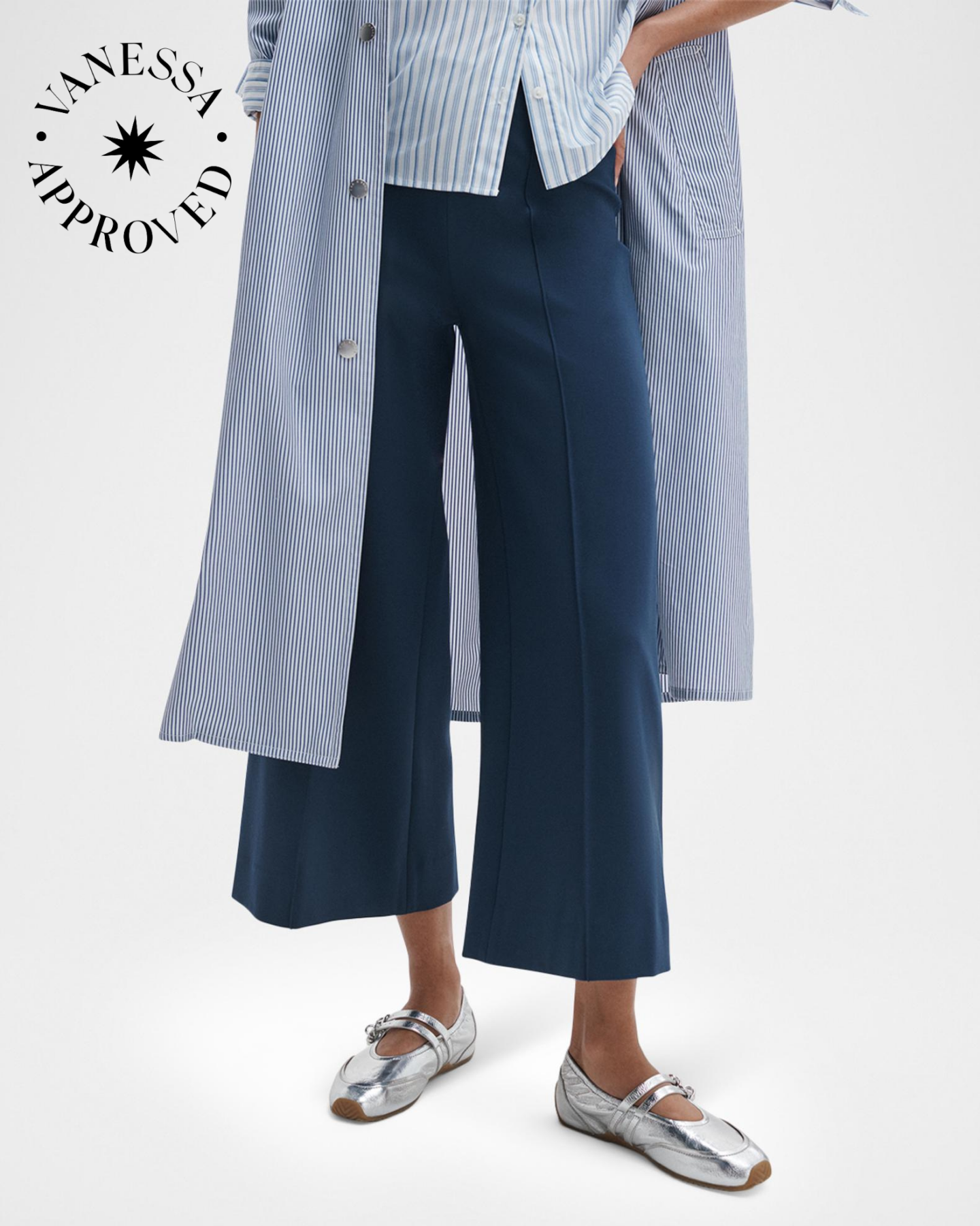 best crop wide leg work pant